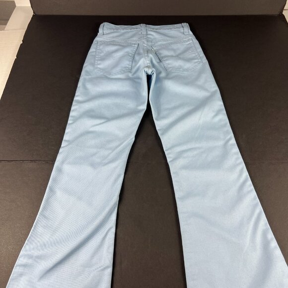 VTG 70s Levi's Jeans Student 24x30* 746 Bell Bottoms Light Blue Denim Tag 26x31 - Picture 7 of 16